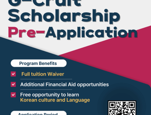 [Chungbuk National University] Spring 2026 G-Cruit Scholarship Program